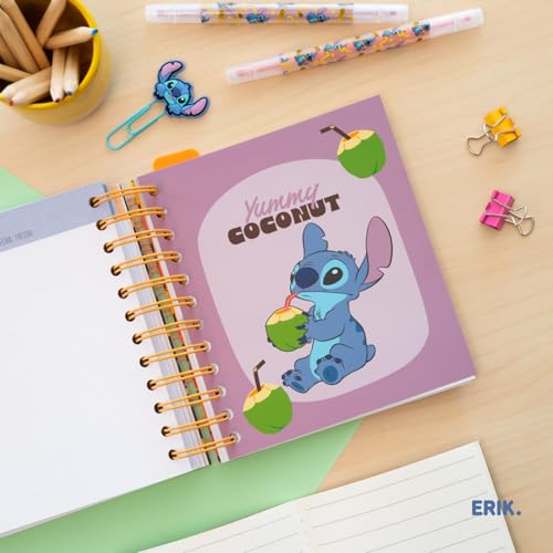 Agenda Scolaire Journalier 2025-2026 Stitch - Organisation et Style pour Élèves