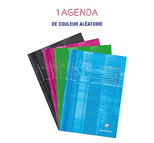 Agenda de Bord Agrafé A4 Clairefontaine 6 Colonnes 72 Pages - Idéal pour le Suivi Scolaire et Professionnel