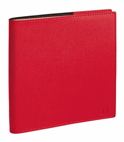 Agenda Quo Vadis 2026 Soho Rouge - Spiralé 16x16 cm - Semainier Notes - Fabrication Française