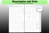 Planificateur Hebdomadaire A6 Personnalisé 2025-2026 : 1 Semaine sur 2 Pages, Notes, Contacts, Papier 100g/m², 95x171mm