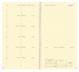 Agenda Scolaire Quo Vadis Prestige 2025-2026 - Semainier Horizontal Spiralé - Bleu Soho - 13 Mois
