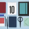 Agenda Quo Vadis 2026 Daily Pocket Silk Bleu - Journalier Multilingue 8.5x13 cm