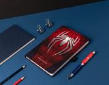 Carnet de Notes Marvel Spider-Man A5 à Points avec Stylo Lumineux - Fournitures Scolaires et Journaling
