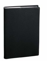 Agenda Président 2026 Quo Vadis Impala Noir - Semainier Français 14 Mois - 21x27 cm