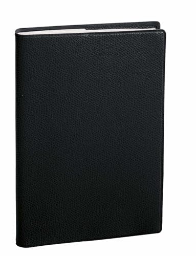 Agenda Président 2026 Quo Vadis Impala Noir - Semainier Français 14 Mois - 21x27 cm