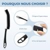 Cleangor Brosse à Joints Noire - Nettoyage Profond pour Cuisine et Salle de Bain