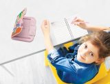 Lexibook Disney Stitch Angel - Journal Intime Électronique Interactif avec Stylo, Carnet Inclus, Mot de Passe, Effets Sonores - Bleu/Rose