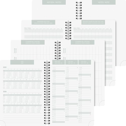 Agenda Scolaire BRUNNEN "Hearts" A5 - Organisez votre année 2025/2026