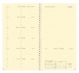Agenda Scolaire Quo Vadis 2025-2026 Italsept S Prestige - Semainier Horizontal - Noir - 13 Mois