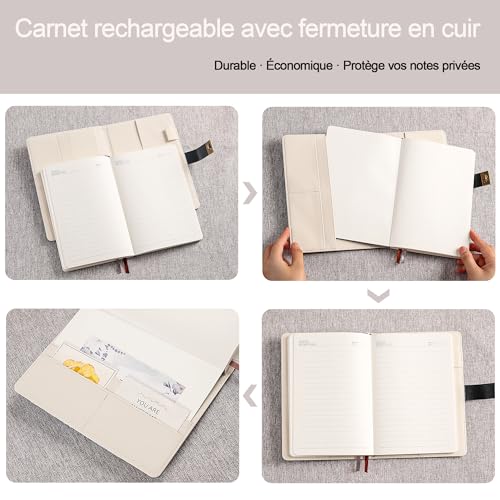Journal Intime A5 Sécurisé à Combinaison - 244 Pages Lignées pour Adolescents, Étudiants et Adultes