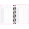Agenda Scolaire 2025-2026 Dohe COLOUR VIBES Rose - Semainier A5 Bilingue (Espagnol/Anglais) avec Autocollants