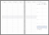 Agenda professionnel Exacompta Consultations 29S Napura 21x29,7cm, Janvier à Décembre 2027, Bleu