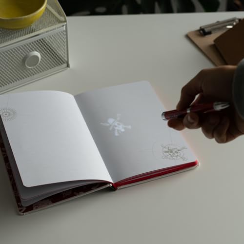 Carnet de Notes A5 Pointillé One Piece avec Stylo Lumineux - Idéal pour Journaling et Organisation