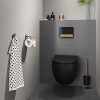 Tiger Tune Porte Papier Toilette Mural Doré - Support Autocollant 3M sans Perçage