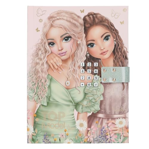 TOPModel Summer Feeling - Journal Intime à Code Chiffré et Musique - 192 Pages Lignées