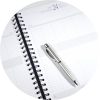 Agenda Journalier Exacompta Time 29S Spiralé Toile Bordée Bleu - Année 2026
