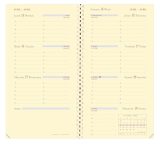 Agenda Quo Vadis Planorizon Soho 2026 Semainier Horizontal Bleu - Organisation Hebdomadaire