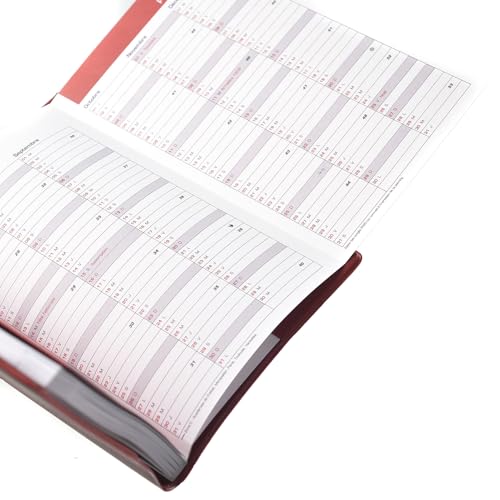 Agenda First Civil Semainier Oxford 2027 Noir 21x27 cm - Élégance et Organisation au Quotidien