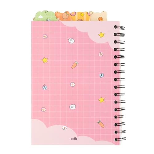 Carnet de Notes Kawaii A5 Spiralé - Journal Intime Créatif et Cadeau Original pour Filles