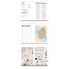 Agenda Scolaire Oxford Boho Chic 2025-2026 - 1 jour par page, 12x18cm, 352 pages