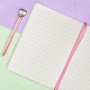 Relota Journal Intime Fille avec Cadenas Cœur - Carnet Secret PU Cuir B6 avec Stylo Diamant et Clé - Idéal Cadeau Fille