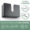 Distributeur Essuie-Mains Mural Design Élégant | Nature Supplies | Rechargeable, Compatible Pliages V/C