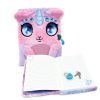 Nebulous Stars Stella - Journal Intime Peluche Rose/Lilas avec Cadenas Cœur, Licorne Adorable