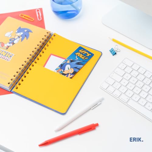 Agenda Scolaire Semainier 2025-2026 Sonic A5 - Organisation et Motivation pour Collégiens et Lycéens
