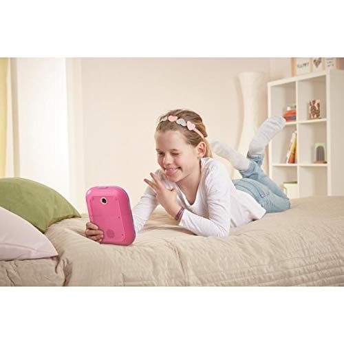 VTech KidiSecrets Selfie Music Rose : Journal Intime Électronique 7-en-1 avec Reconnaissance Faciale, Appareil Photo & Vidéo, Jeux Éducatifs