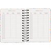 Agenda Scolaire 2025-2026 A6 "C'est La Vie" - Page Par Jour, Bilingue Espagnol/Anglais, Spirale, Élastique, Couverture Rigide, Autocollants