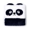 Cahier Panda Fluffy - Couverture Peluche Douce - Idéal pour Notes et Dessins