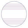 Cahier de Musique Clairefontaine A4 Spirale Bleue Klein - 50 Pages 8 Portées - Papier Blanc 90g