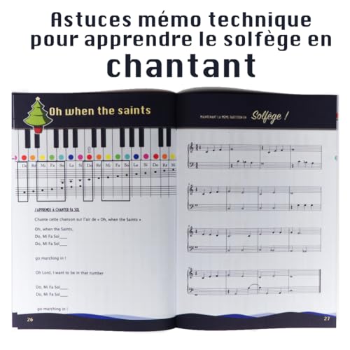 Piano Gommettes : Apprendre le Piano Facilement pour Enfants (5-8 ans) avec Autocollants & Audio