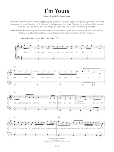 Really Easy Piano - 101 Top Hits : Partition Facile pour Pianistes Débutants et Amateurs
