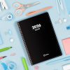 Q Kalon Agenda 2026 A5 : 1 Jour par Page, Multilingue (FR, ANG, ESP, ALL), Reliure Anneaux, Design Protecteur
