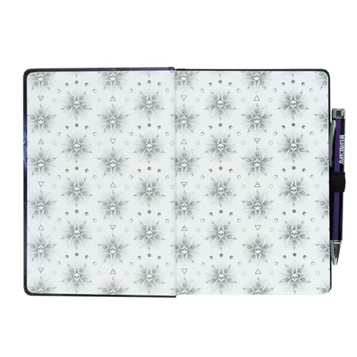 Carnet de Notes Mercredi Addams A5 Pointillé avec Stylo Inclus - Idéal pour Journaling et Fournitures Scolaires