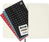 Moleskine Agenda Hebdomadaire 2026, Format Pocket 9x14, Couverture Souple Noire, 12 Mois avec Espace Notes