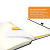 Westcott Carnet de Notes DIN A4 Quadrillé – 192 Pages, Couverture Rigide, Poche Intérieure, Marque-Page et Porte-Stylo