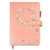 Journal Intime A5 avec Cadenas Cœur et Papillon UV – 200 Pages Lignées, Porte-Stylo, Marque-Page – Cadeau Idéal pour Filles et Adultes