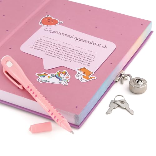 Mr.Wonderful Journal Intime Secret avec Stylo Invisible - Ne le Dis à Personne