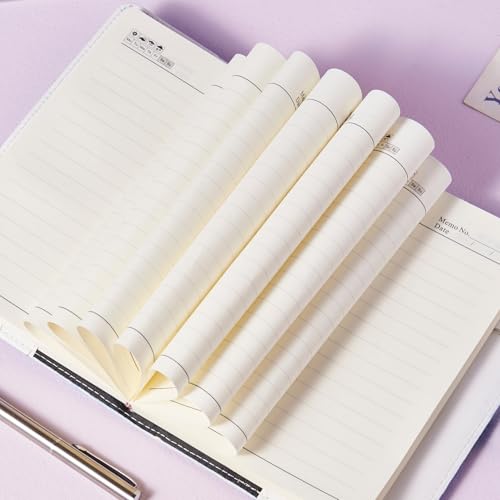 Carnet Secret A5 avec Code - Journal Intime PU Cuir, Cahier Bloc-notes Personnalisable pour Bureau