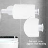 YUET Porte-Rouleau Papier Toilette Mural Rond Acier Inoxydable SUS 304 - Blanc