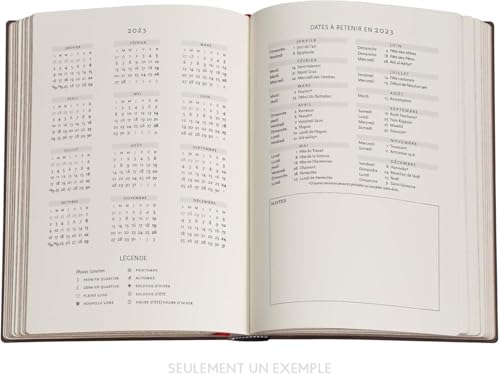Lot Agenda Civil 2026 Midi 1 Jour par Page + Index Adhésif Blumie