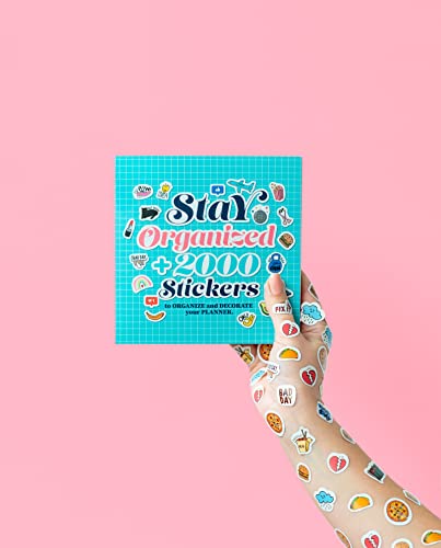 Carnet de Stickers Organisation - Bullet Journal, Agenda & Notebook | Accessoire Papeterie Multicolore
