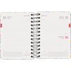 Agenda Scolaire 2025-2026 A6 "C'est La Vie" - Page Par Jour, Bilingue Espagnol/Anglais, Spirale, Élastique, Couverture Rigide, Autocollants