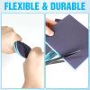 Lot de 12 Éponges Abrasives Polyvalentes : Grain Fin à Grossier pour Ponçage Humide et Sec