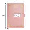WHC Journal Intime Adulte avec Serrure A5 - Carnet Secret à Code pour Écriture et Organisation