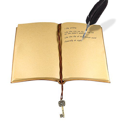 Carnet de Voyage A5 en Cuir Vintage - Journal Intime Magique avec Clé et Corde