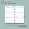 Agenda de Poche POPRUN 2025-2026 Semainier 16,5 x 9 cm - 17 Mois Bleu Vert