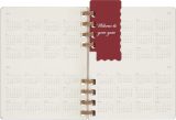 Moleskine Agenda Non Daté Spirale XL Crush Grape - 12 Mois, Couverture Rigide